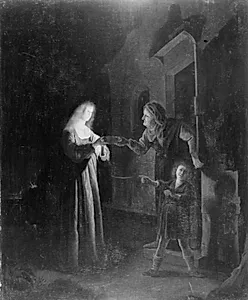 Gudinden Ceres i hollandsk dragt by Philips Koninck