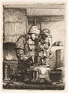 Guldsmeden by Rembrandt van Rijn