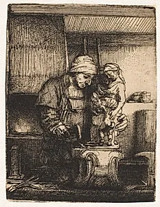 Guldsmeden by Rembrandt van Rijn