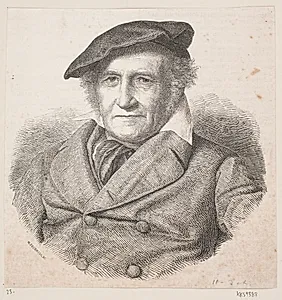 Gustav Friedrich Hetsch by Franz Wilhelm Obermann