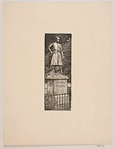 H.V. Bissens Statue af Frederik 6. i Frederiksberg Have by Alexander Blom