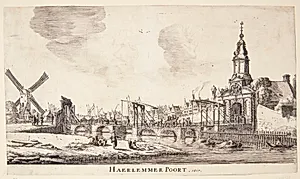 Haarlem-porten i Amsterdam by Reinier Zeeman