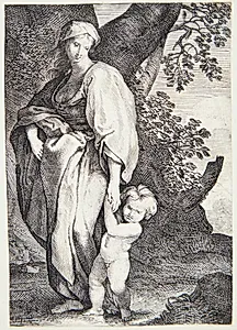 Hagar og Ismael vandrer i ørkenen