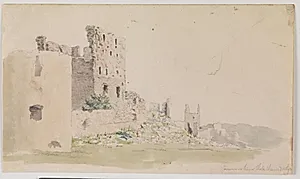 Hammershus. Bornholm by Vilhelm Kyhn