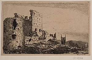 Hammershus på Bornholm by Vilhelm Kyhn
