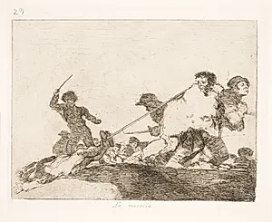 Han fortjente det (29) by Francisco de Goya
