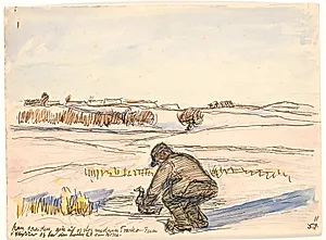 Han saa den... by Fritz Syberg