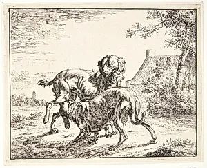 Hans Holbein (Hanns Holbein) by Wenceslaus Hollar