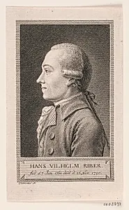 Hans Vilhelm Riber by J.F. Clemens