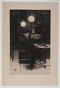 Hartmann spiller orgel by Hans Nikolaj Hansen