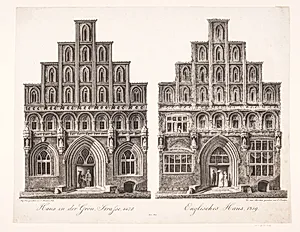Haus in der Grön. Strasse, 1478. Englisches Haus, 1819