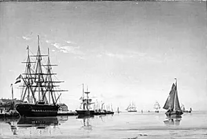 Havnen ved Nieuwe Diep i Nordholland