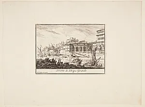 Havnen ved Ripo Grande by Philothée-Francois Duflos