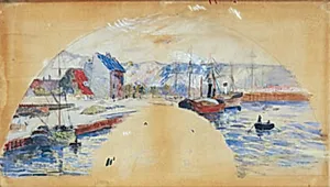 Havneparti by Paul Gauguin