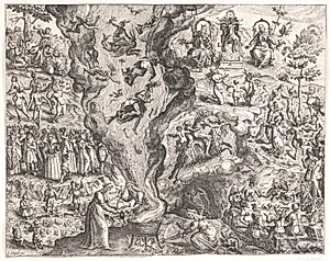 Heksekøkken by Andries Jacobsz. Stock