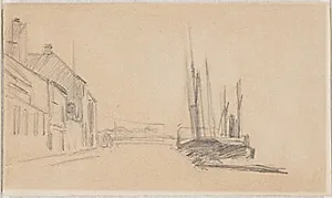 Helsingør havn by Albert Gottschalk