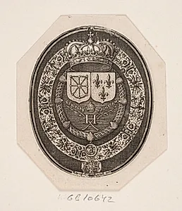 Henrik IV's våbenskjold by Simon de Pas