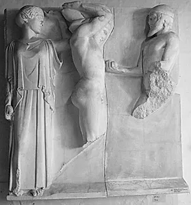 Herakles, Atlas og Athena by Ubekendt