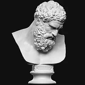 Herakles fra statue af Herakles Farnese typen by Ubekendt