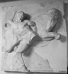 Herakles og den kretiske tyr by Ubekendt