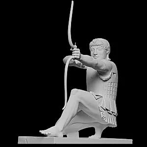 Herakles siddende by Ubekendt