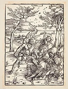 Herkules besejrer molioniderne by Albrecht Dürer