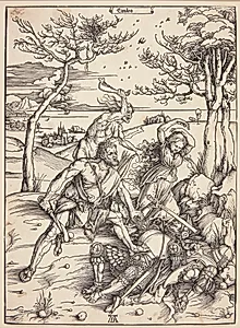 Herkules besejrer molioniderne by Albrecht Dürer