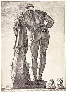 Herkules Farnese by Hendrick Goltzius