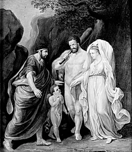 Herkules og Alkeste by Johann Caspar Lavater