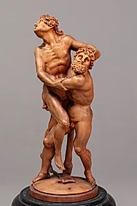 Herkules og Antæus by Johan van Mander