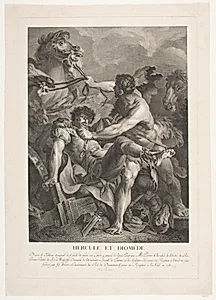 Herkules og Diomedes by Georg Haas
