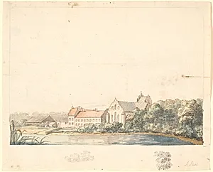 Herlufsholm kirke ved Susåen by Ubekendt