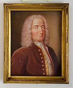 Herre med brun frakke by Daniel Gardelle