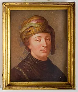 Herre med turban by Daniel Gardelle