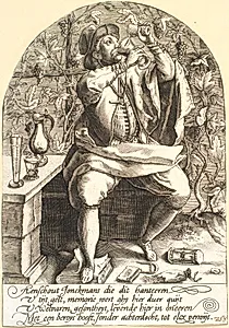 Herre, satire over drukkenskab by Pieter Goos