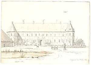 Herregården Voergaard by Martinus Rørbye