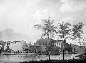 Herresædet Marquette, set fra nordøst by Jan ten Compe