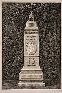 Hertug Ferdinands Mindestøtte by Bradt, F.L.