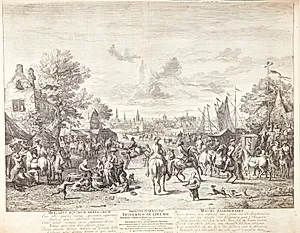 Hestemarked by Jan van Huchtenburg