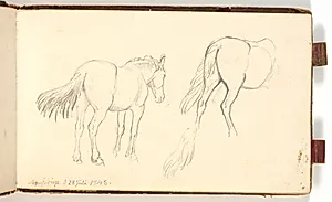 Hestestudier by P.C. Skovgaard
