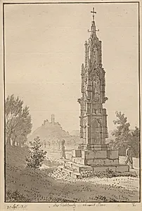 Hochkreuz i nærheden af Bonn by C.W. Eckersberg