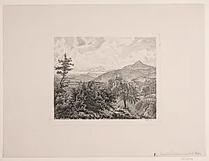Højfjeldslandskab by Vilhelm Kyhn