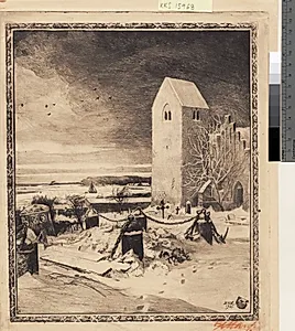 Højt på en gren. VI. Kirkegården by Hans Nikolaj Hansen