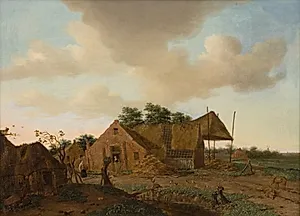 Hollandsk bondegård by Emanuel Murant