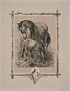 Hoppen og føllet by Andreas Flinch
