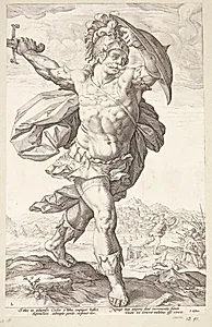 Horatius Cocles by Hendrick Goltzius