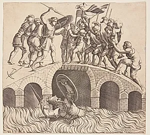 Horatius Cocles undslipper i Tiberen