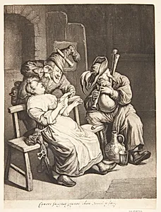 Høresansen by Cornelis Dusart