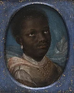 Hoved af en afrikaner by Mander III, Karel van