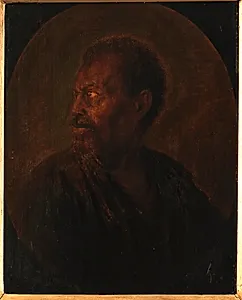 Hoved af en afrikaner by Gerard Dou